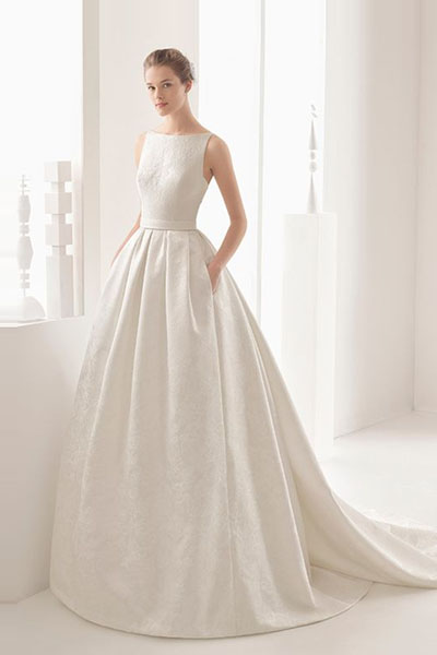 Image for wedding dress high neck